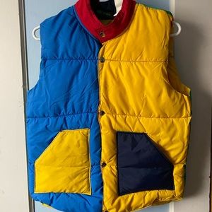 Women’s Sick Colour Block Puffer Vest 🔥